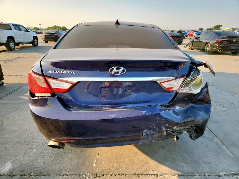 5NPEC4AC2DH514020 - 2013 HYUNDAI SONATA SE BLUE photo 6