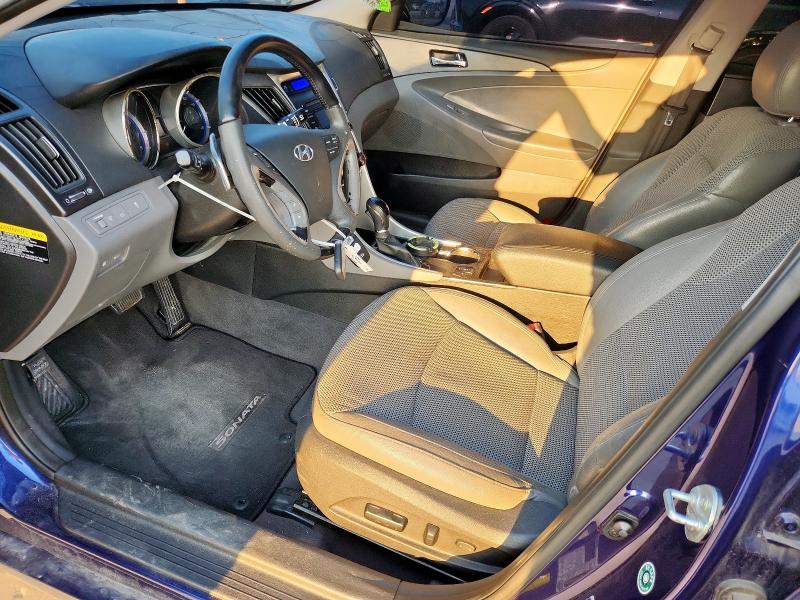 5NPEC4AC2DH514020 - 2013 HYUNDAI SONATA SE BLUE photo 7