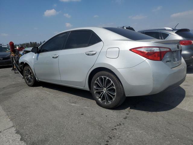 2T1BURHE9GC657963 - 2016 TOYOTA COROLLA L SILVER photo 2