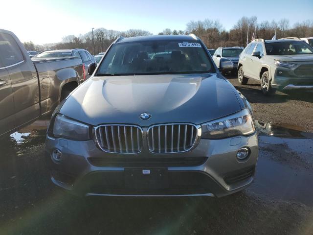 5UXWX9C58G0D86065 - 2016 BMW X3 XDRIVE28I GRAY photo 5