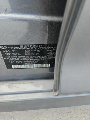 5NPE34AF0JH656081 - 2018 HYUNDAI SONATA SPORT Szary zdjęcie 12