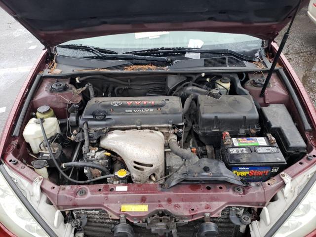 4T1BE30K75U038785 - 2005 TOYOTA CAMRY LE RED photo 11