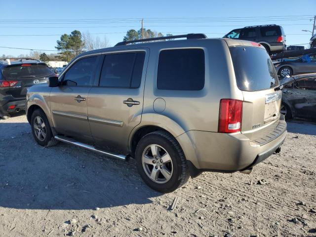 5FNYF3H69AB004319 - 2010 HONDA PILOT EXL GOLD photo 2