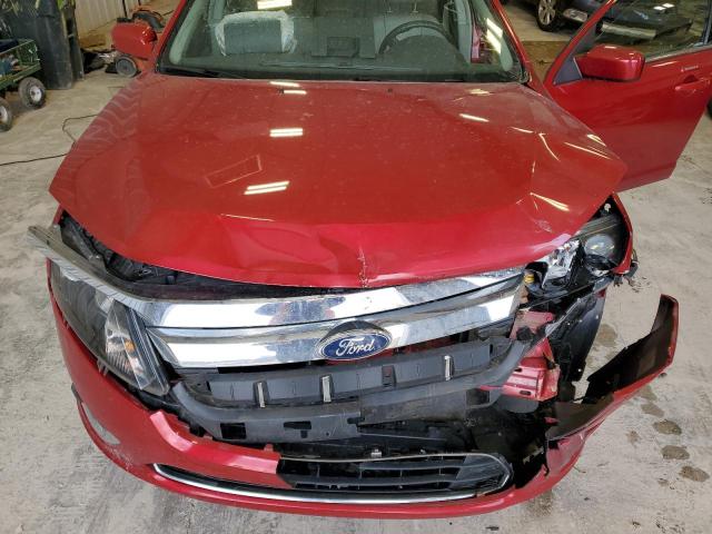 3FAHP0JAXCR268926 - 2012 FORD FUSION SEL RED photo 11