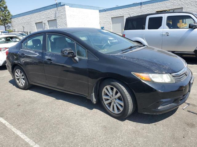 2HGFB2F97CH518078 - 2012 HONDA CIVIC EXL BLACK photo 4