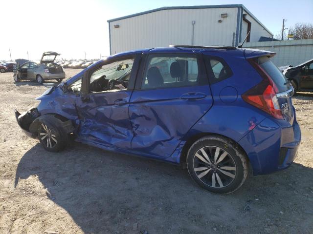 3HGGK5H76HM704625 - 2017 HONDA FIT EX BLUE photo 2