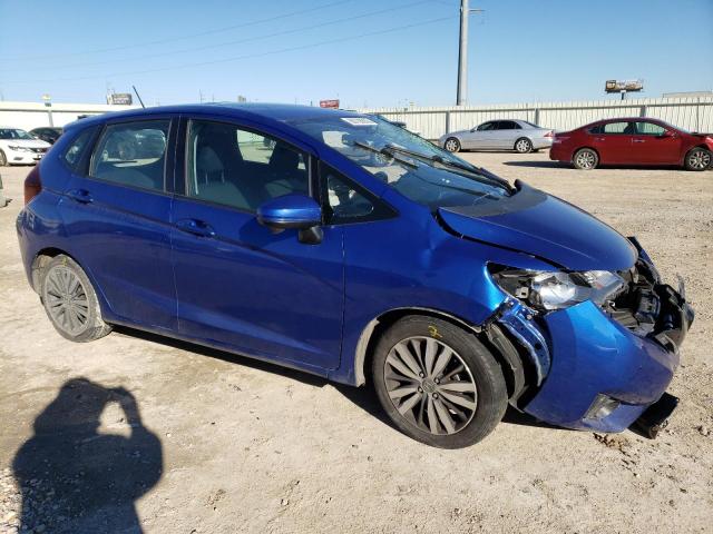 3HGGK5H76HM704625 - 2017 HONDA FIT EX BLUE photo 4