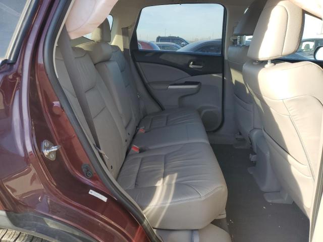 5J6RM4H78EL081205 - 2014 HONDA CR-V EXL BURGUNDY photo 10