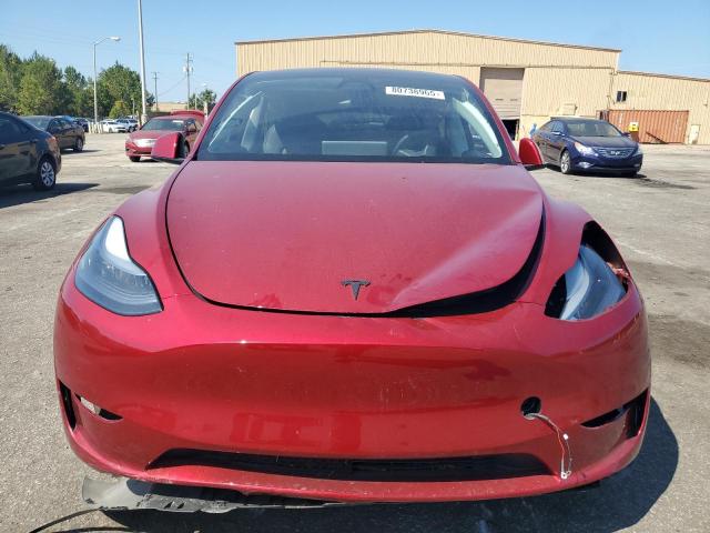 7SAYGDEF2SA377016 - 2025 TESLA MODEL Y RED photo 5