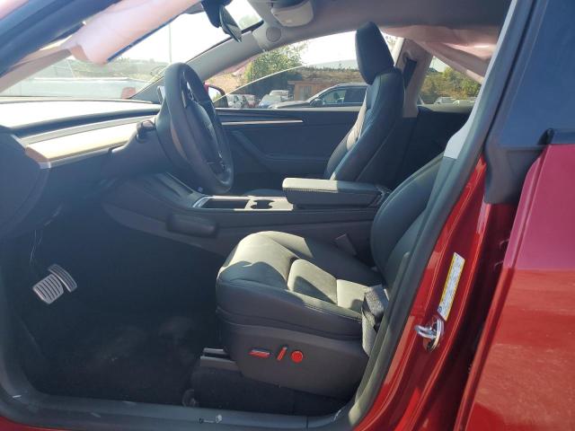 7SAYGDEF2SA377016 - 2025 TESLA MODEL Y RED photo 7