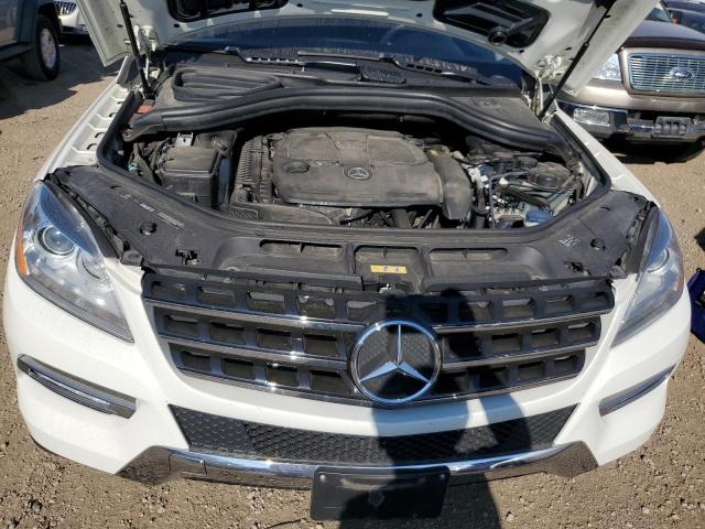 4JGDA5HB0CA024942 - 2012 MERCEDES-BENZ ML 350 4MATIC WHITE photo 11