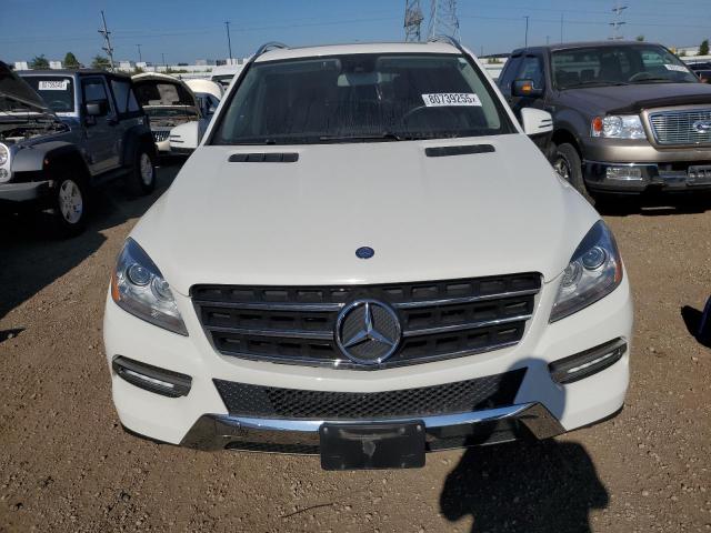 4JGDA5HB0CA024942 - 2012 MERCEDES-BENZ ML 350 4MATIC WHITE photo 5