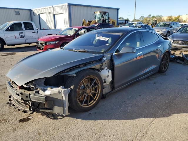 5YJSA1DP7DFP27601 - 2013 TESLA MODEL S ნაცრისფერი ფოტო 1