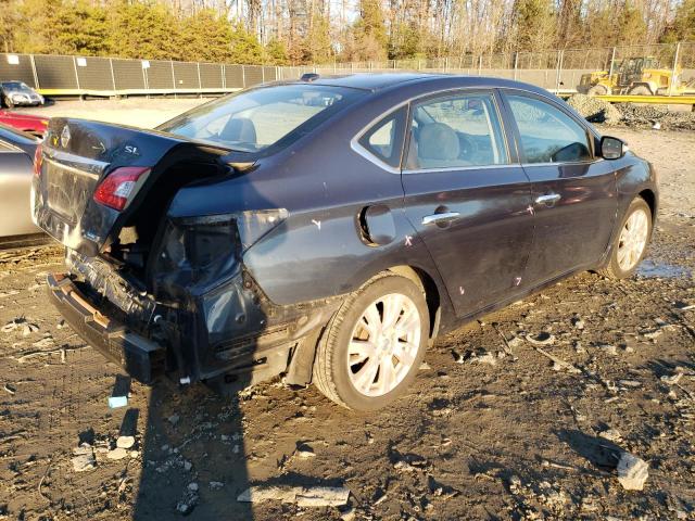 3N1AB7AP8DL664528 - 2013 NISSAN SENTRA S BLUE photo 3