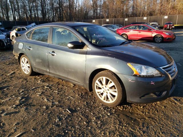 3N1AB7AP8DL664528 - 2013 NISSAN SENTRA S BLUE photo 4