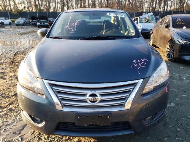 3N1AB7AP8DL664528 - 2013 NISSAN SENTRA S BLUE photo 5