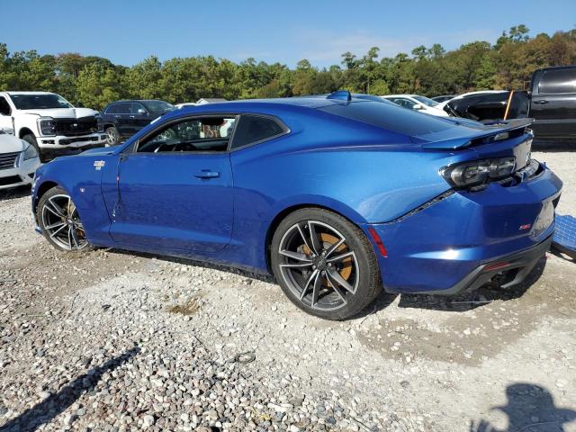 1G1FH1R71M0137018 - 2021 CHEVROLET CAMARO SS BLUE photo 2