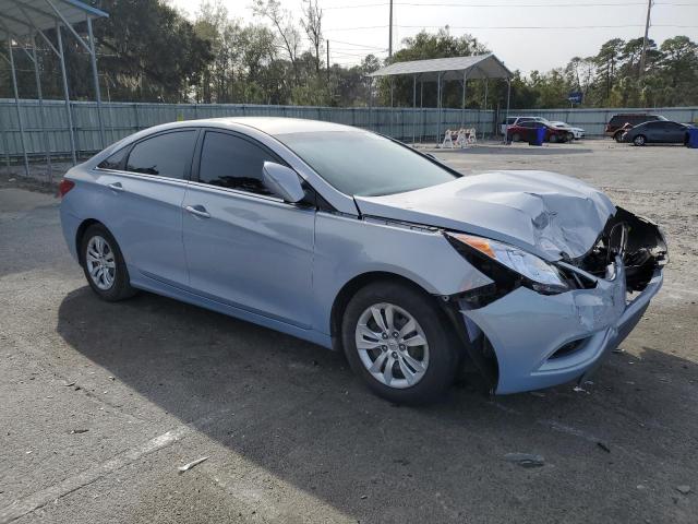 5NPEB4AC9CH464332 - 2012 HYUNDAI SONATA GLS BLUE photo 4