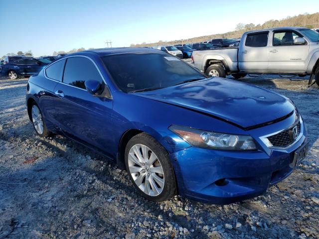 1HGCS22808A011156 - 2008 HONDA ACCORD EXL BLUE photo 4