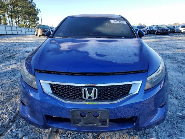 1HGCS22808A011156 - 2008 HONDA ACCORD EXL BLUE photo 5