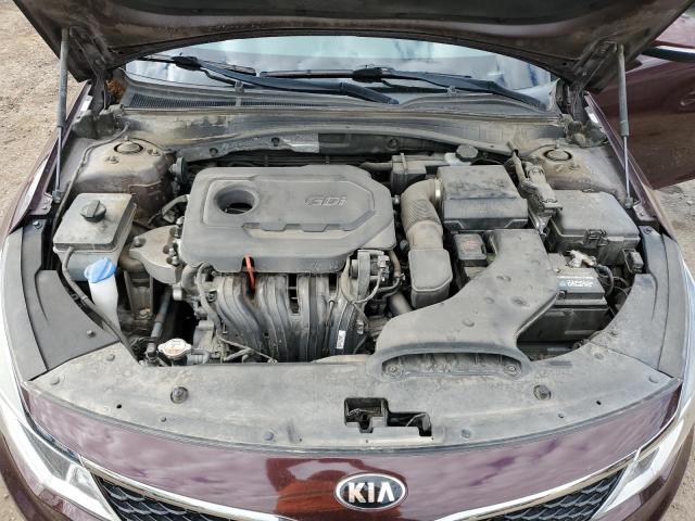 5XXGT4L31JG247465 - 2018 KIA OPTIMA LX ბურგუნდია ფოტო 11