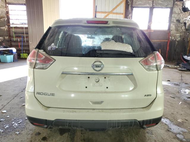 5N1AT2MV7FC782183 - 2015 NISSAN ROGUE S WHITE photo 6