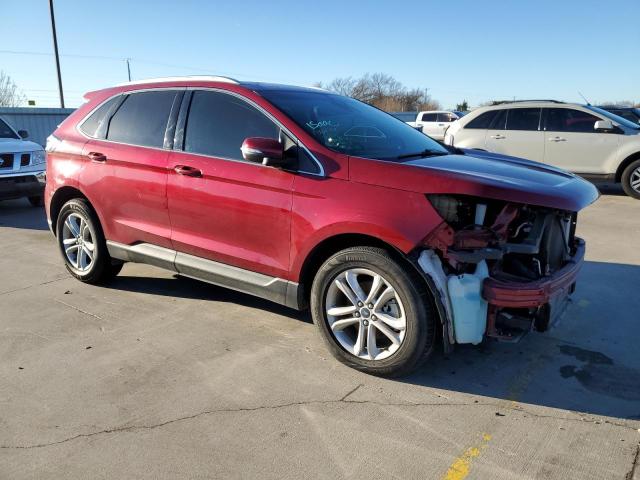 2FMPK3J92KBB41592 - 2019 FORD EDGE SEL BURGUNDY photo 4