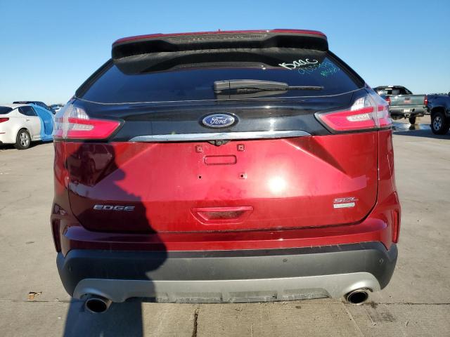 2FMPK3J92KBB41592 - 2019 FORD EDGE SEL BURGUNDY photo 6