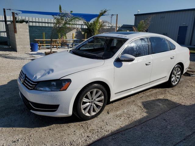 1VWCH7A3XCC039251 - 2012 VOLKSWAGEN PASSAT SEL WHITE photo 1