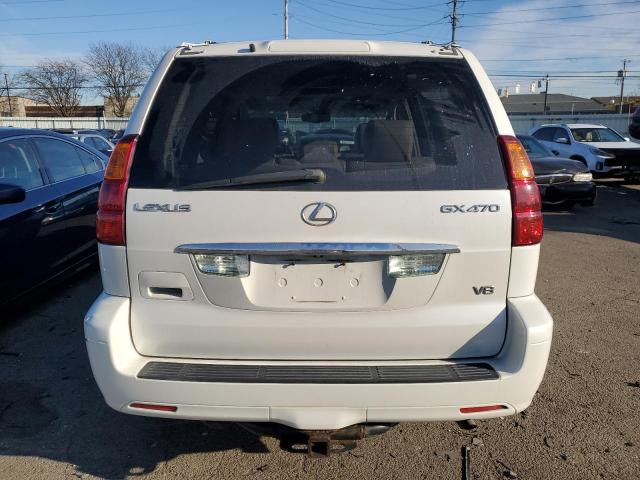 JTJBT20X240053729 - 2004 LEXUS GX 470 WHITE photo 6