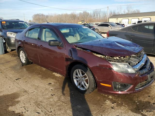 3FAHP0GA3BR231254 - 2011 FORD FUSION S BURGUNDY photo 4