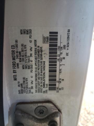 NM0LS7E29L1452342 - 2020 FORD TRANSIT CO XL WHITE photo 13