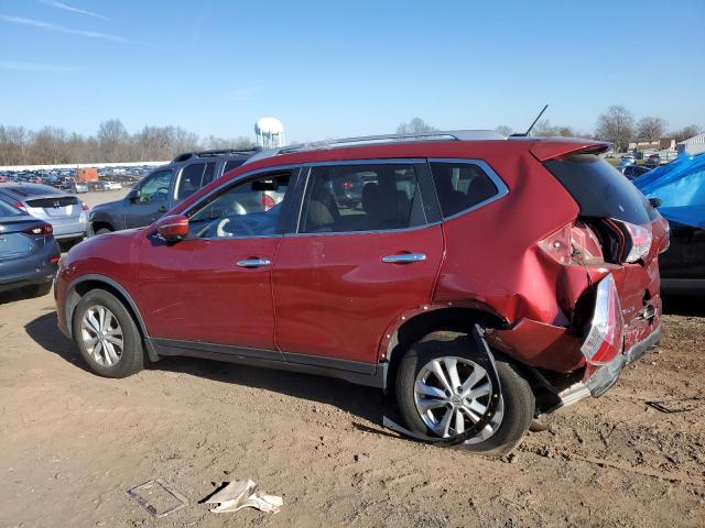 KNMAT2MV5FP524418 - 2015 NISSAN ROGUE S RED photo 2