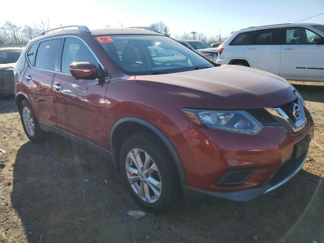 KNMAT2MV5FP524418 - 2015 NISSAN ROGUE S RED photo 4