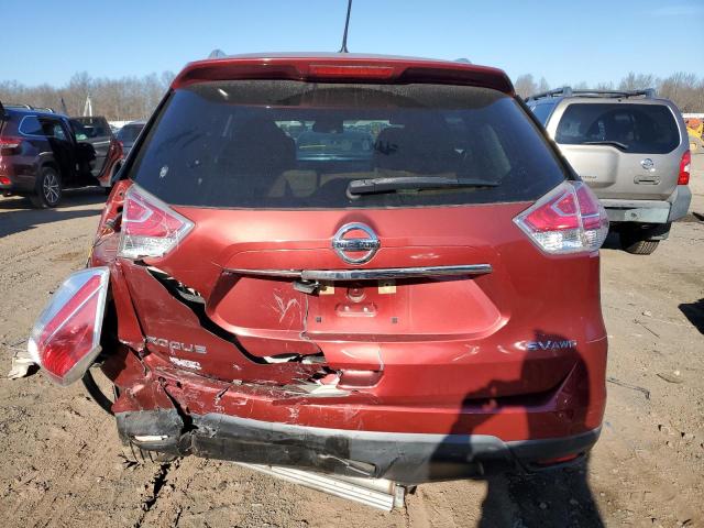 KNMAT2MV5FP524418 - 2015 NISSAN ROGUE S RED photo 6