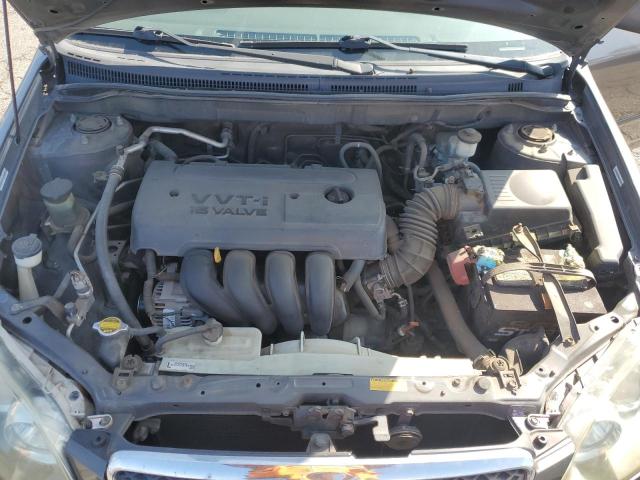 1NXBR32E88Z966525 - 2008 TOYOTA COROLLA CE ნაცრისფერი ფოტო 11