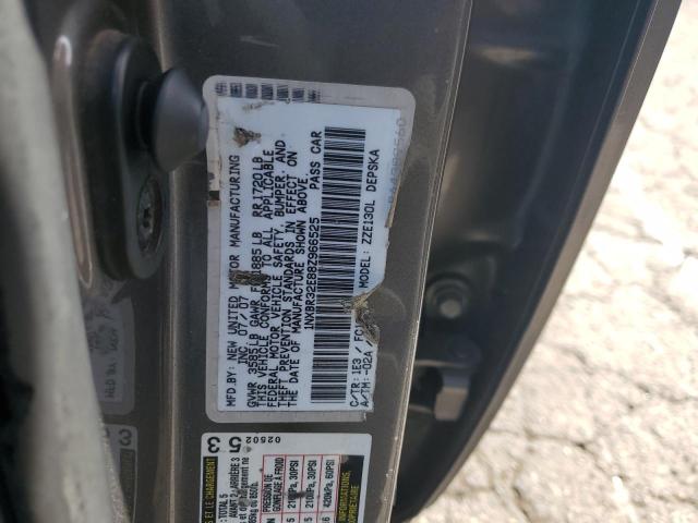 1NXBR32E88Z966525 - 2008 TOYOTA COROLLA CE ნაცრისფერი ფოტო 12