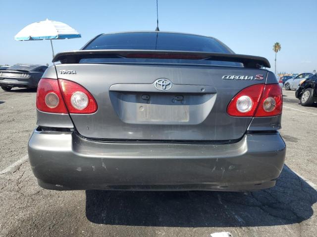 1NXBR32E88Z966525 - 2008 TOYOTA COROLLA CE ნაცრისფერი ფოტო 6