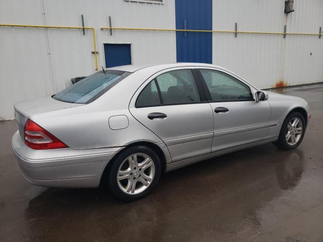 WDBRF61J83F351254 - 2003 MERCEDES-BENZ C 240 SILVER photo 3