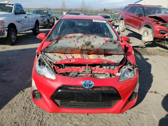 JTDKDTB30F1097032 - 2015 TOYOTA PRIUS C RED photo 5