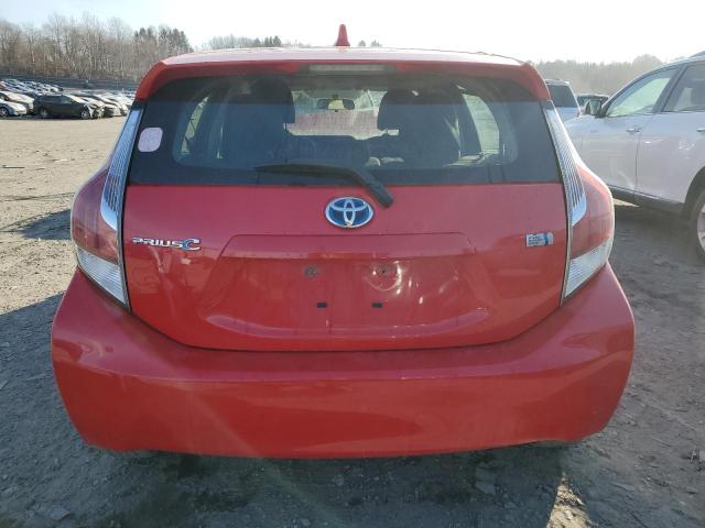 JTDKDTB30F1097032 - 2015 TOYOTA PRIUS C RED photo 6