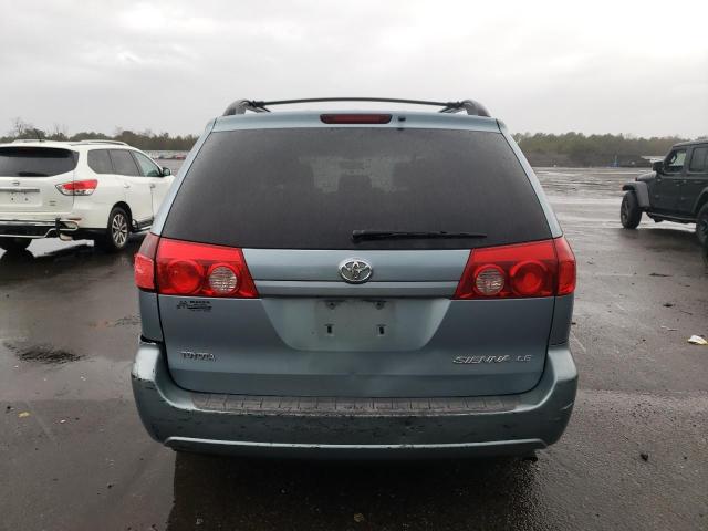 5TDZA23C96S554732 - 2006 TOYOTA SIENNA CE BLUE photo 6