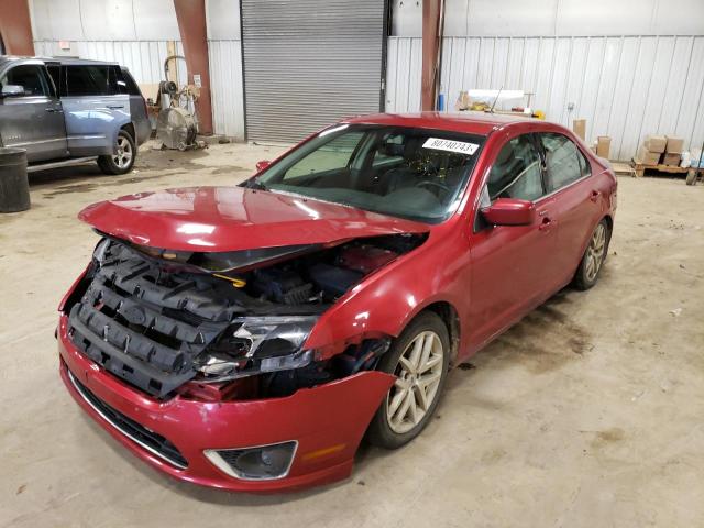 3FAHP0JA1AR314656 - 2010 FORD FUSION SEL RED photo 1