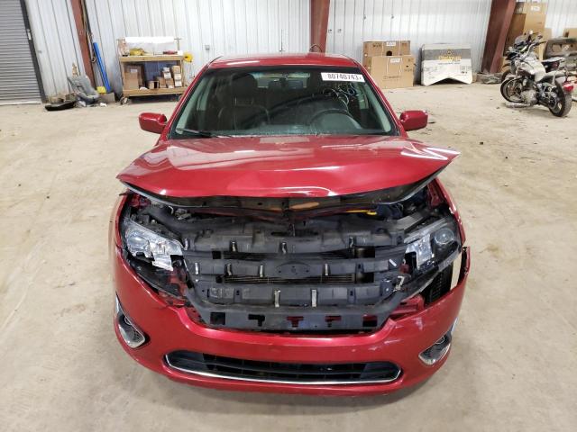 3FAHP0JA1AR314656 - 2010 FORD FUSION SEL RED photo 5