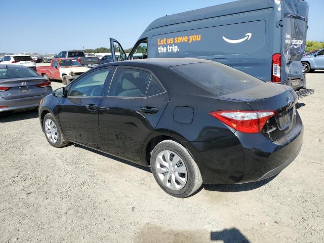 5YFBURHE5FP342866 - 2015 TOYOTA COROLLA L BLACK photo 2