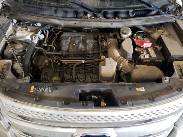 1FM5K8D83DGC87020 - 2013 FORD EXPLORER XLT Gümüş fotoğraf 12