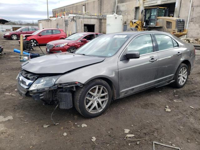 3FAHP0JA8AR394571 - 2010 FORD FUSION SEL GRAY photo 1