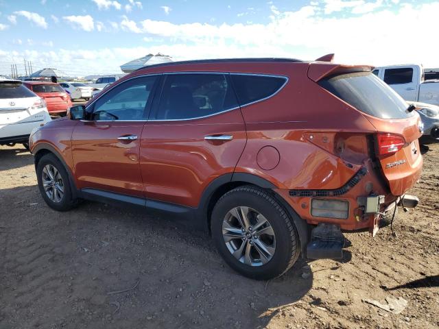 5XYZU3LB7EG155852 - 2014 HYUNDAI SANTA FE S ORANGE photo 2