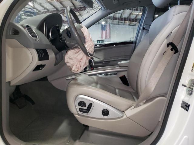 4JGBB8GB4AA597749 - 2010 MERCEDES-BENZ ML 350 4MATIC WHITE photo 7