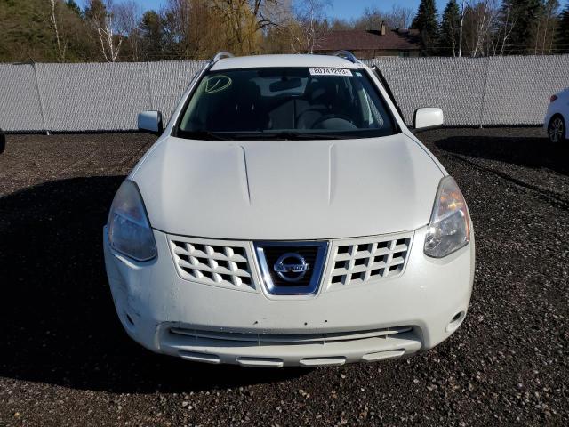 JN8AS5MV7AW136369 - 2010 NISSAN ROGUE S WHITE photo 5